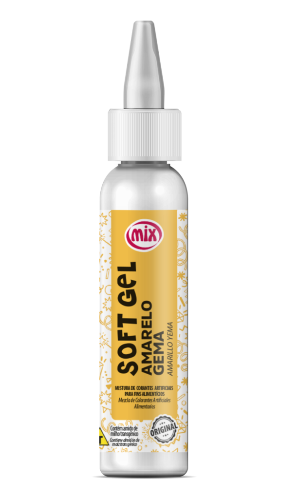 Corante Soft Gel Classic Amarelo Gema