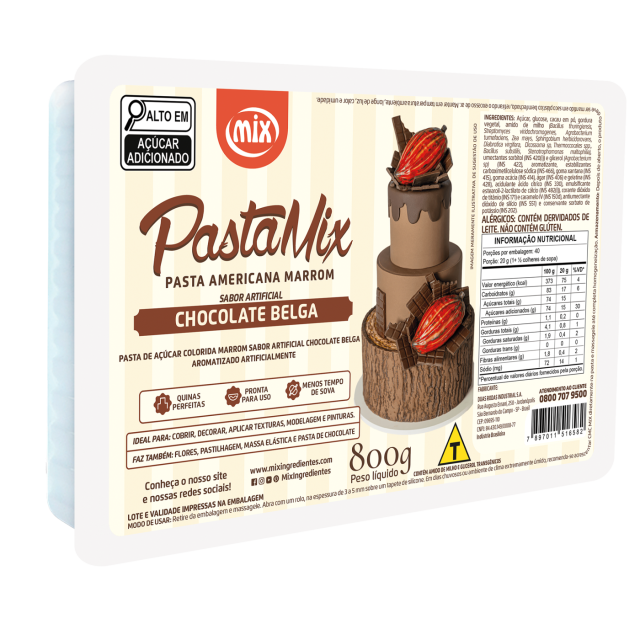 PastaMix Sabor Chocolate Belga